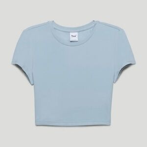 aritzia tna ortiz tshirt in dune blue